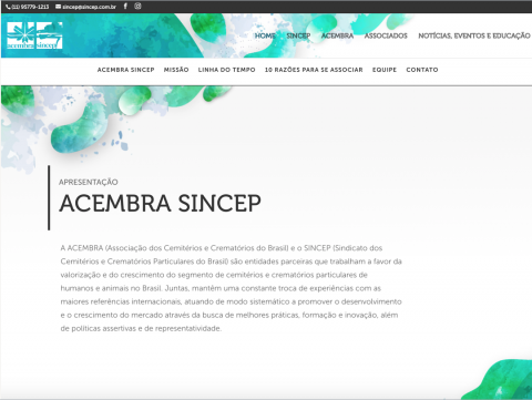 Novo Site Institucional Acembra Sincep Acembra Sincep News