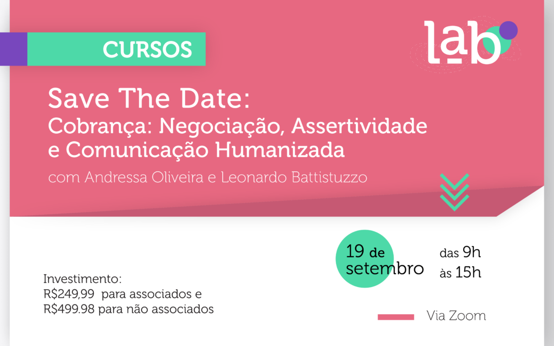 Curso: ‘Cobrança: Negociação, Assertividade e Comunicação Humanizada’