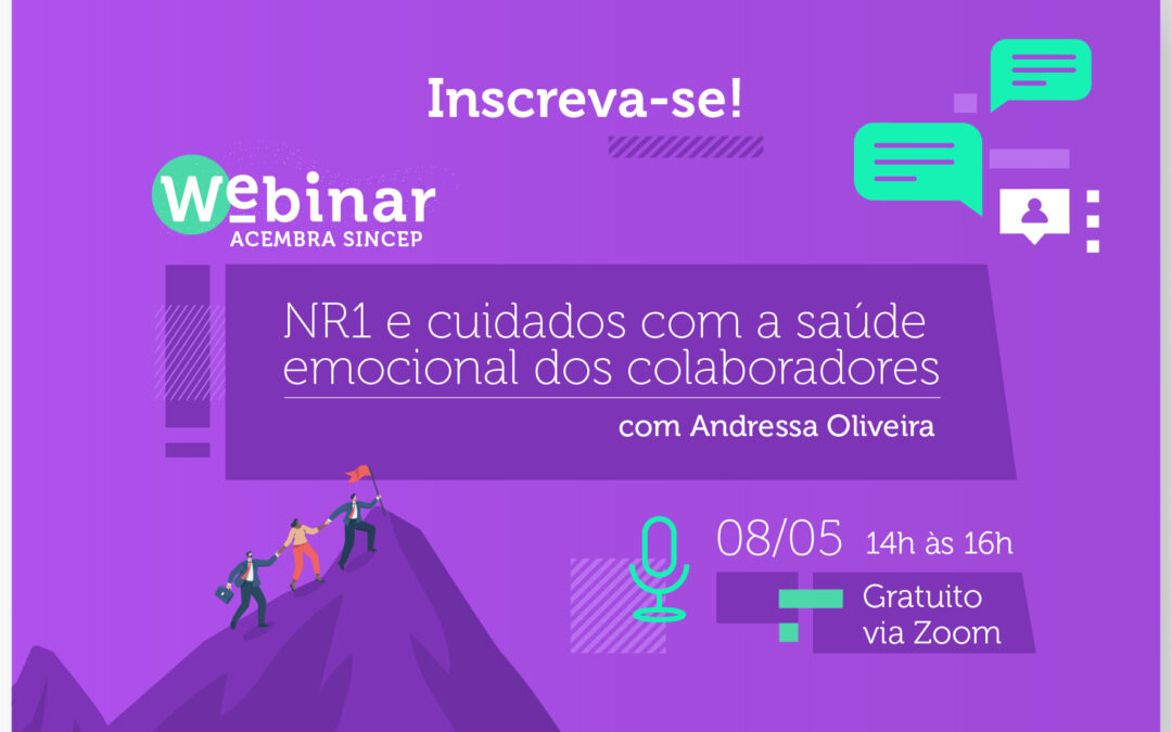 Webinar sobre segurança e saúde emocional dos colaboradores