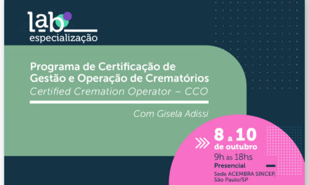 Inscreva-se: Certificação de Gestão e Operação de Crematórios