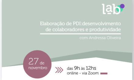 Inscreva-se: Elaboração de PDI: desenvolvimento de colaboradores e produtividade
