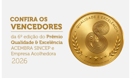 Veja quem são os vencedores do 6º Prêmio Qualidade & Excelência ACEMBRA SINCEP e Empresa Acolhedora 2026